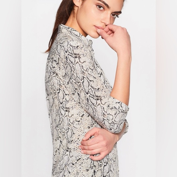 Equipment Slim Signature snake effect print silk shirt XXL - Picture 4 of 14